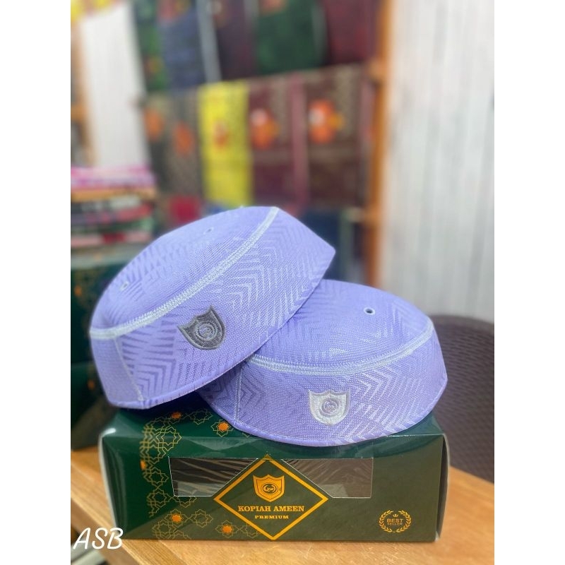 Kopiah Malaysia A5 Ameen, Kopiah ORIGINAL TEBAL ,Kopiah Putih,Peci Malaysia A5,Peci , Songkok , Kopi