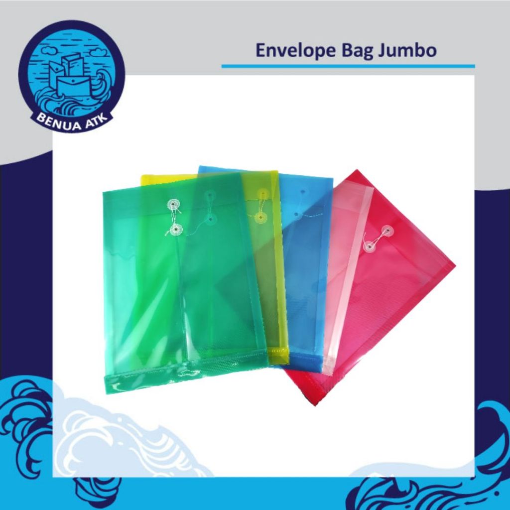 

Map Plastik Tali / Envelope Bag Jumbo Dataflex [isi 12 pcs] DF-7212
