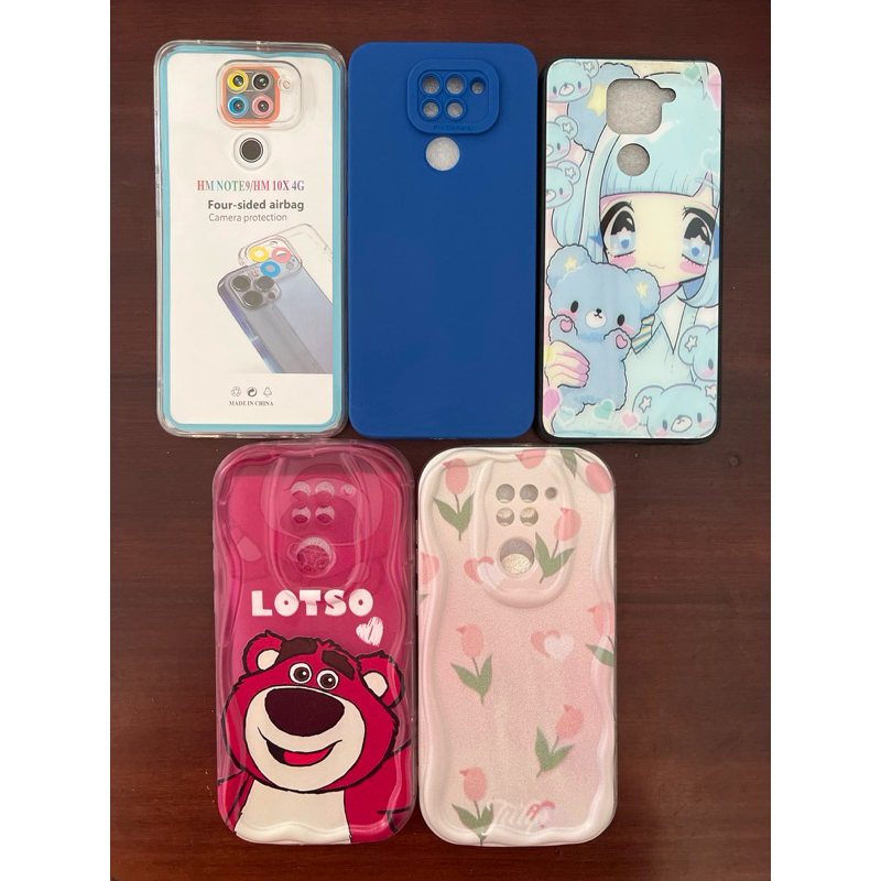 REDMI NOTE 9 CASE POLOS BENING CLEAR POLOS BIRU BLUE MOTIF KARAKTER CEWEK COWOK REDMI NOTE 9