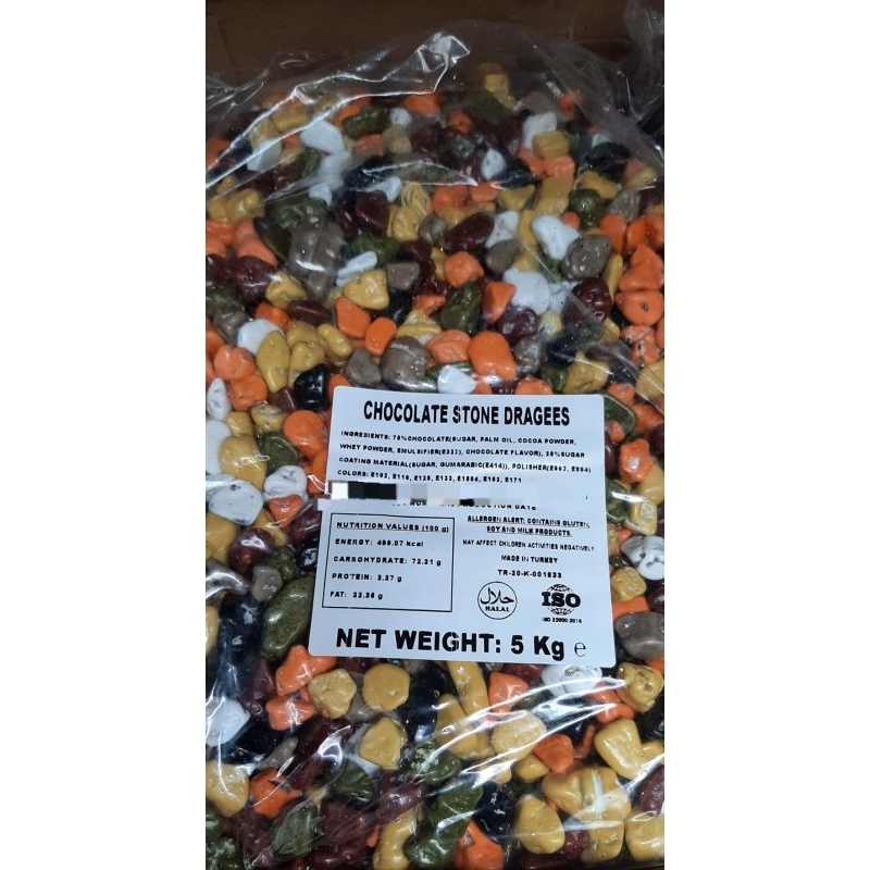 

Coklat Kerikil 5 Kg Coklat Batu Stones 5 kg /Coklat Fanatik 5 kg