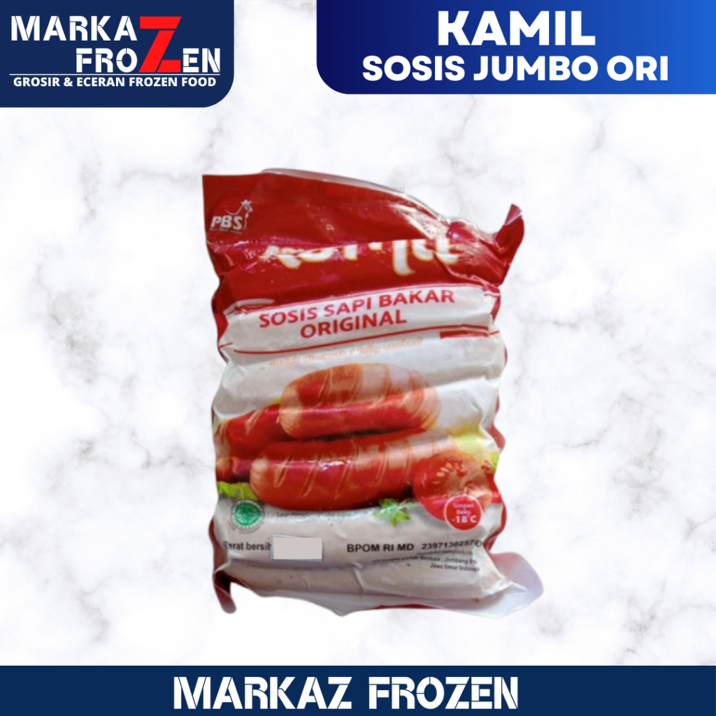 

KAMIL SOSIS BAKAR ORI JUMBO 500GR
