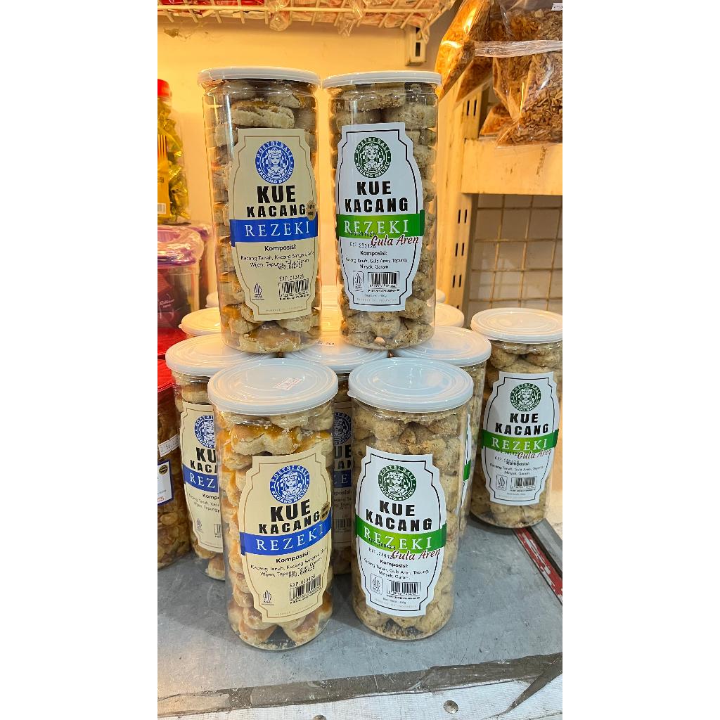 

Kue Kacang Rezeki Poetri Bali kemasan Petcan 500 gr - kue kacang bali - kue kacang toplesan - kue kering enak - kue kacang panggang