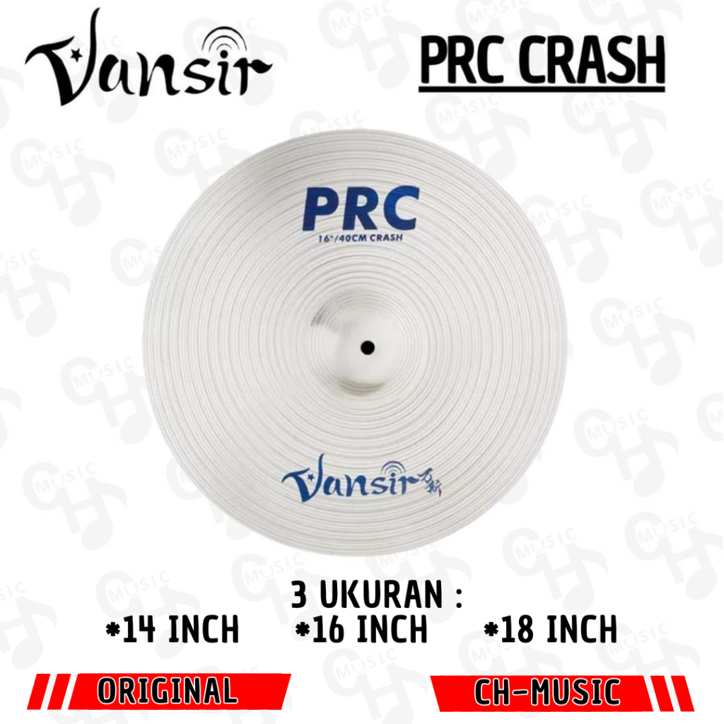 Crash Cymbal Vansir PRC Crash Cymbal 14,16,18 Inch Cymbal Crash Original