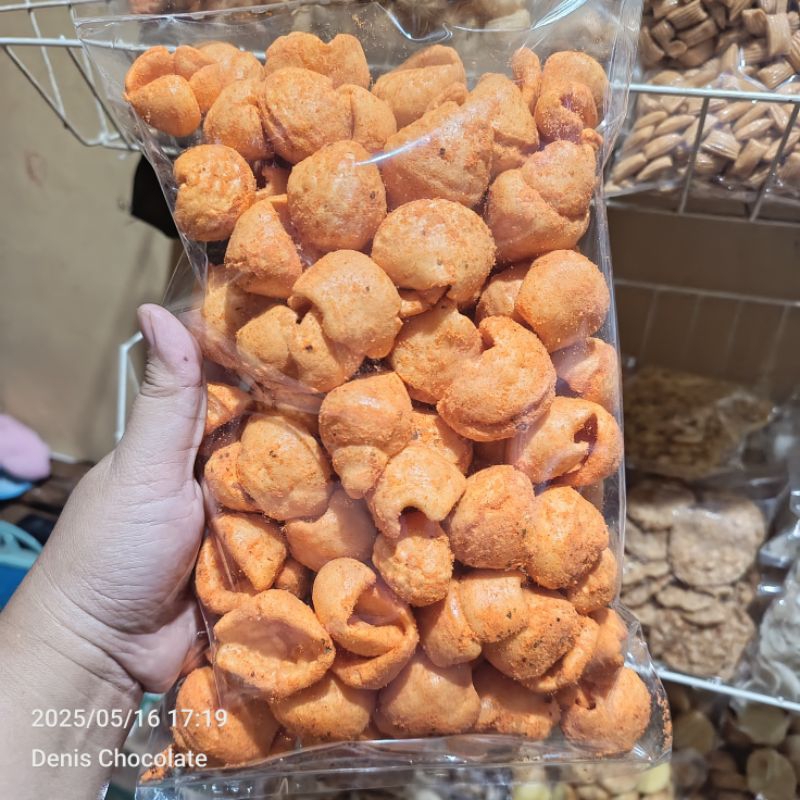 

Kerupuk Keong Keju Pedas 250gr