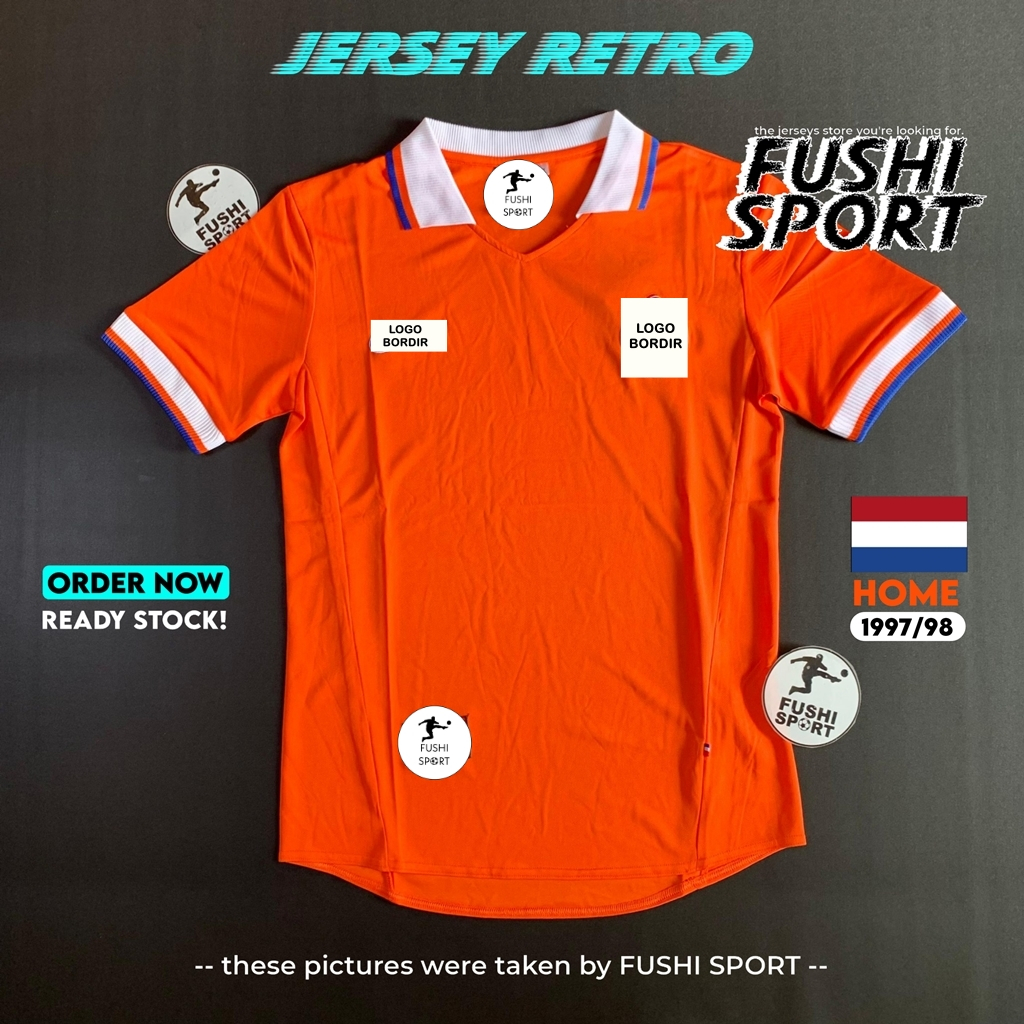 RETRO | Jersey Baju Bola Belanda Home 1997 1998