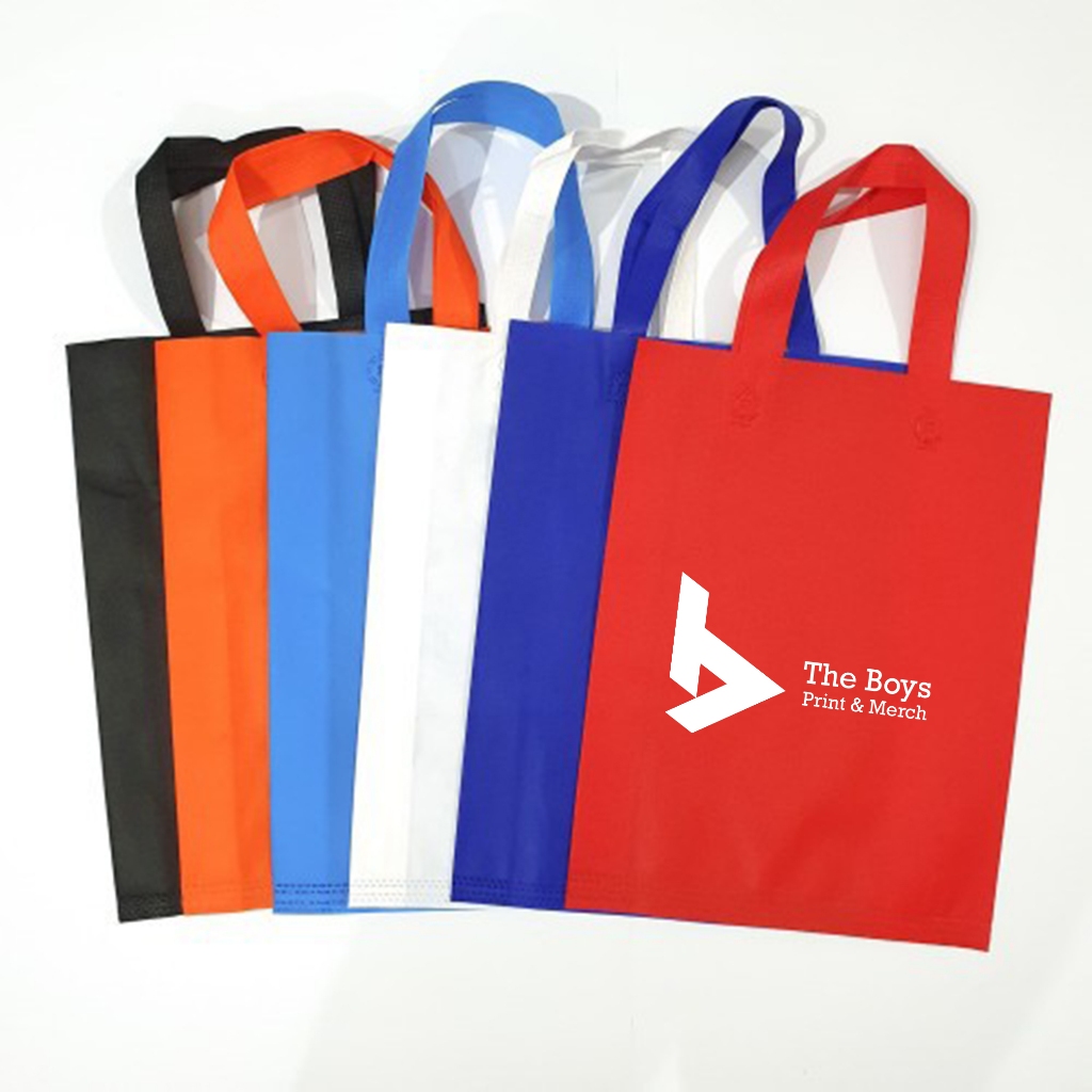 

TAS Spunbond Custum sablon 1 warna ukuran 25x35