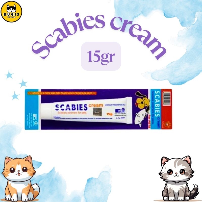 Scabies cream - Salep scabies untuk kucing dan anjing