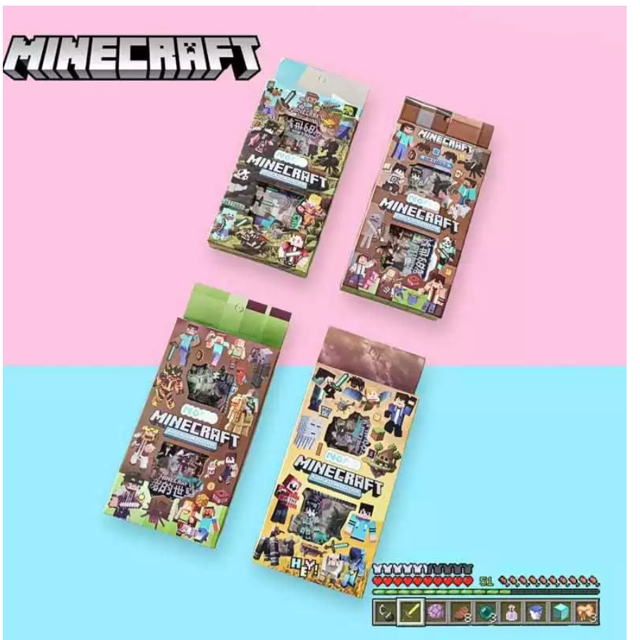 

Stiker minecraft ROBLOX / Sticker isi 100 Lembar Motif MineCraft Stiker MiniCraft Isi 100 Lembar Sticker Mine Craft