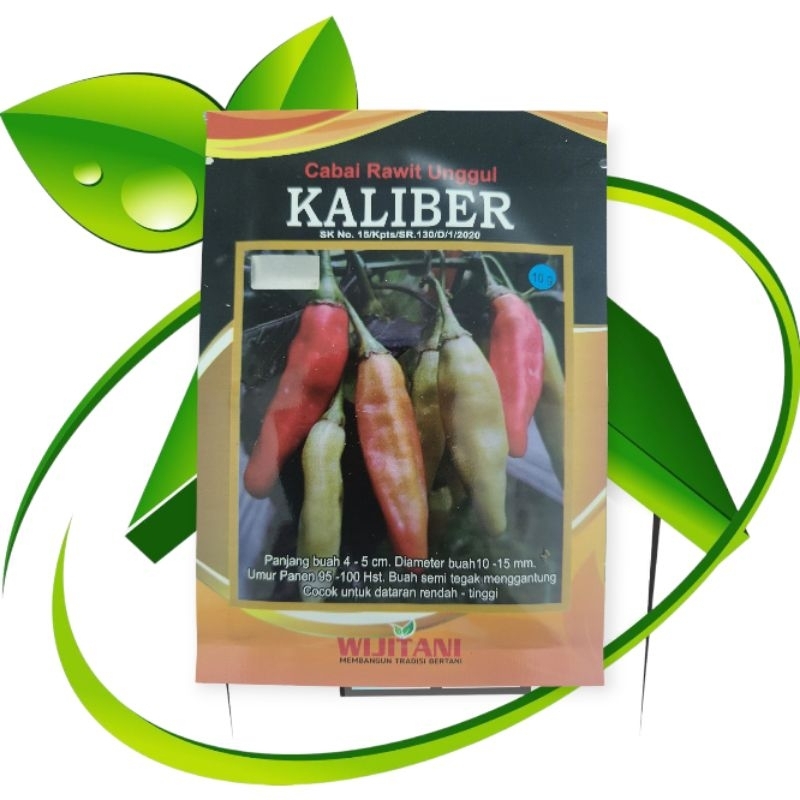 CRM KALIBER Cabe Rawit Merah Kaliber Buah Lebat Kemasan 10gr Original Pabrik Cabe Kaliber wijitani