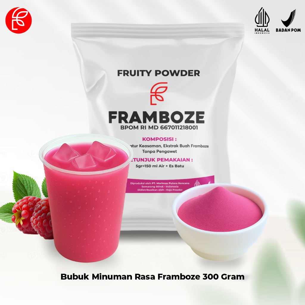 

Bubuk Minuman Rasa Framboze | Serbuk Minuman Regular 300 Gram | Bubuk Minuman Rasa
