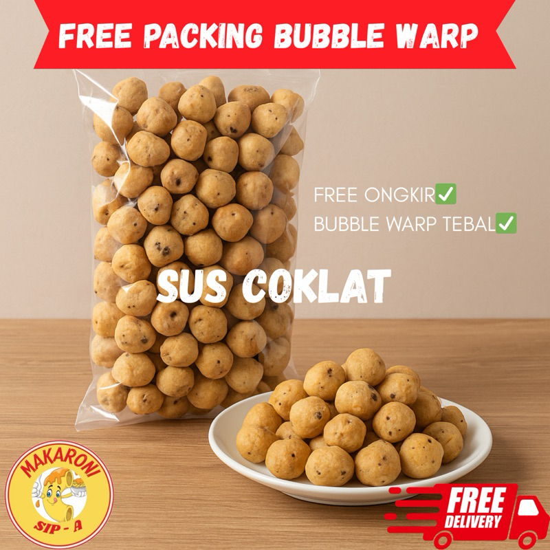 

Kue Soes Kering Coklat 250 Gram Lumer Food Snack