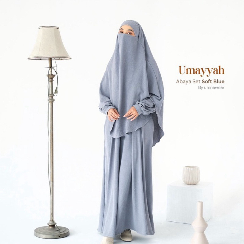PRELOVED PL ABAYA SET UMAYYAH BY UMNAWEAR SIZE L