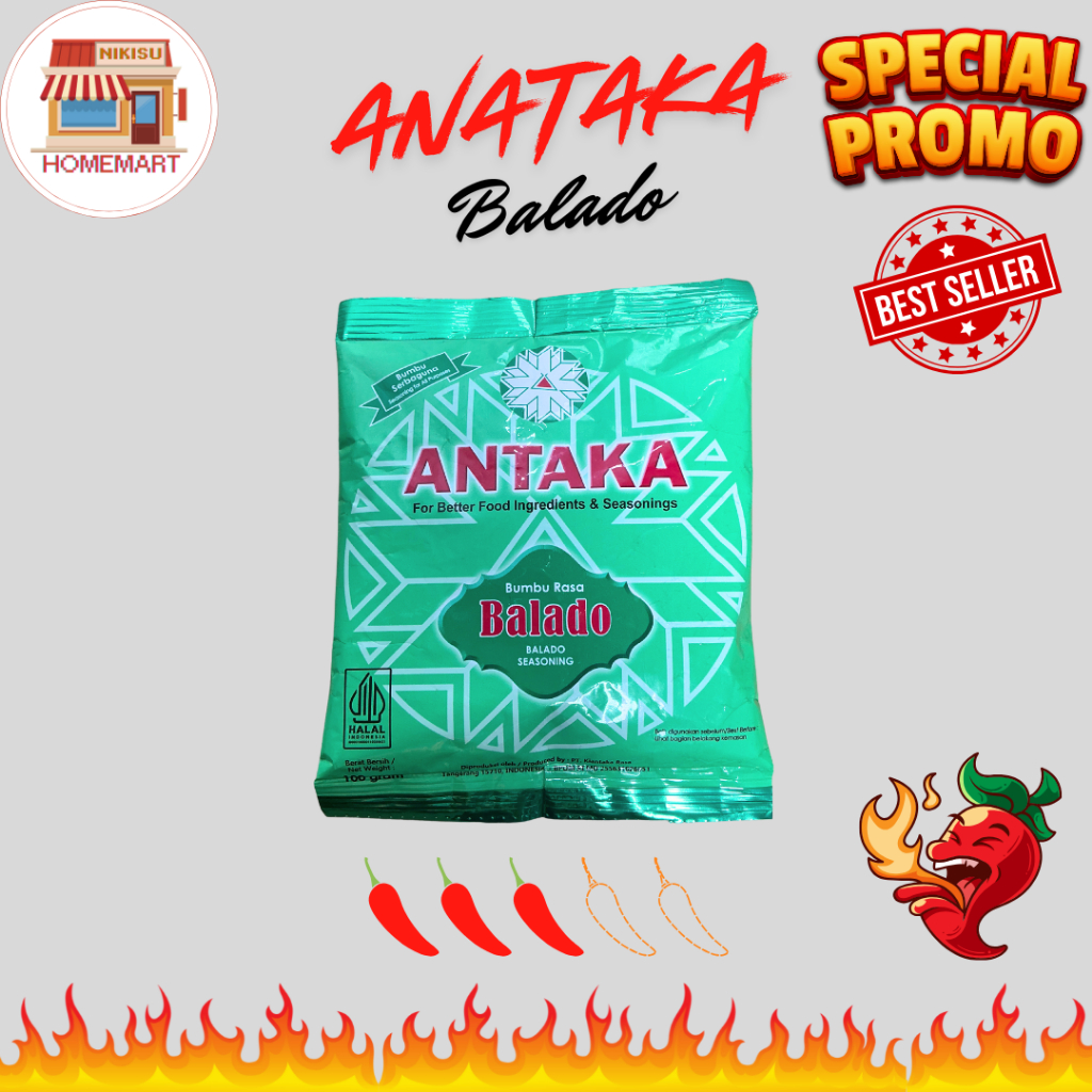 

ANTAKA BUMBU BALADO kemasan 100 GR Termurah