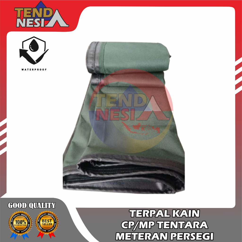 TERPAL KAIN CP/MP TENTARA METERAN PERSEGI