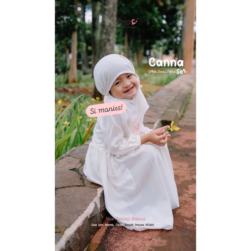 Bebica New Gamis Putih Anak