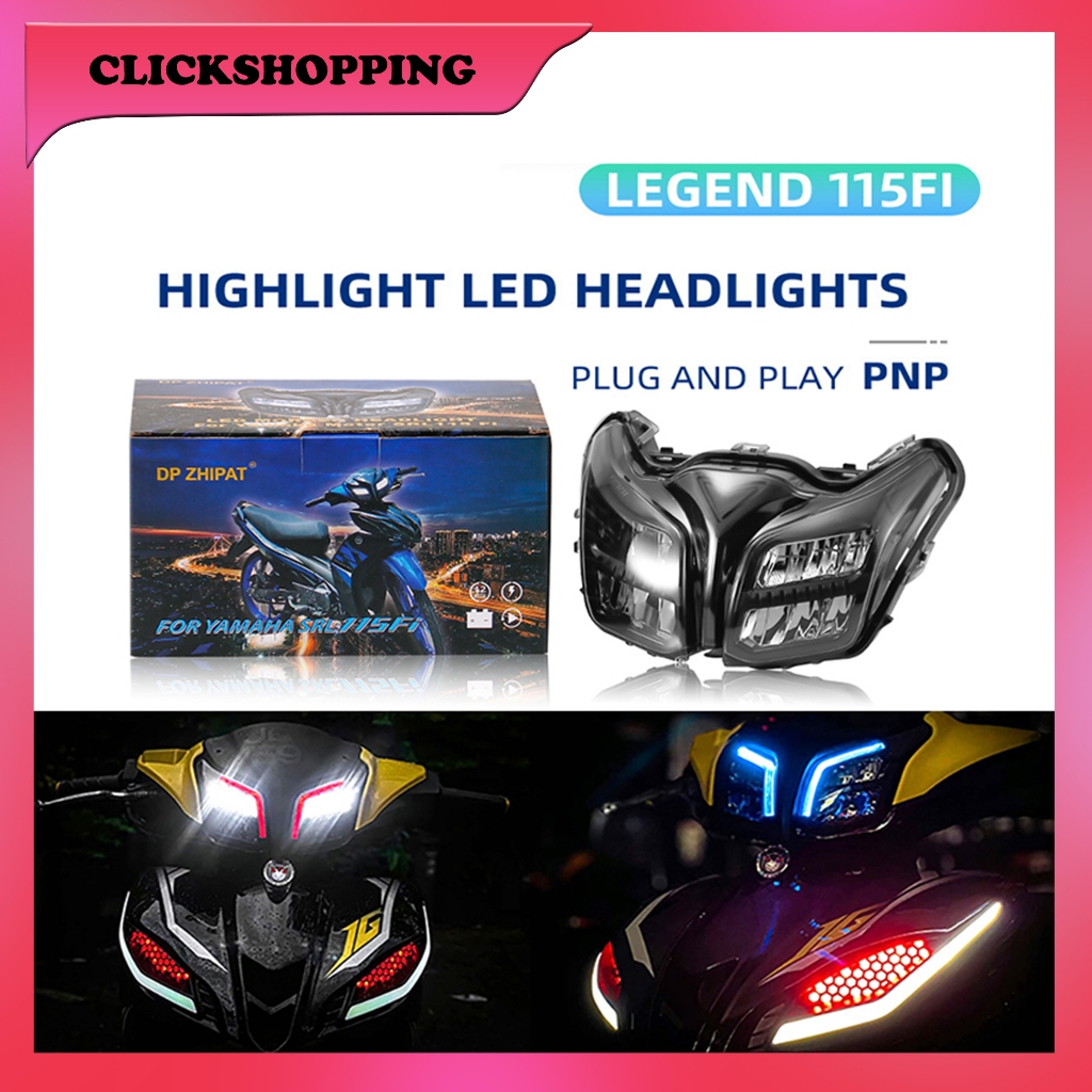 Zhipat HEAD LAMP Lampu led Kepala LED Untuk YAMAHA Jupiter Z1 lagenda 115 Fi jupiter z robot 115cc M