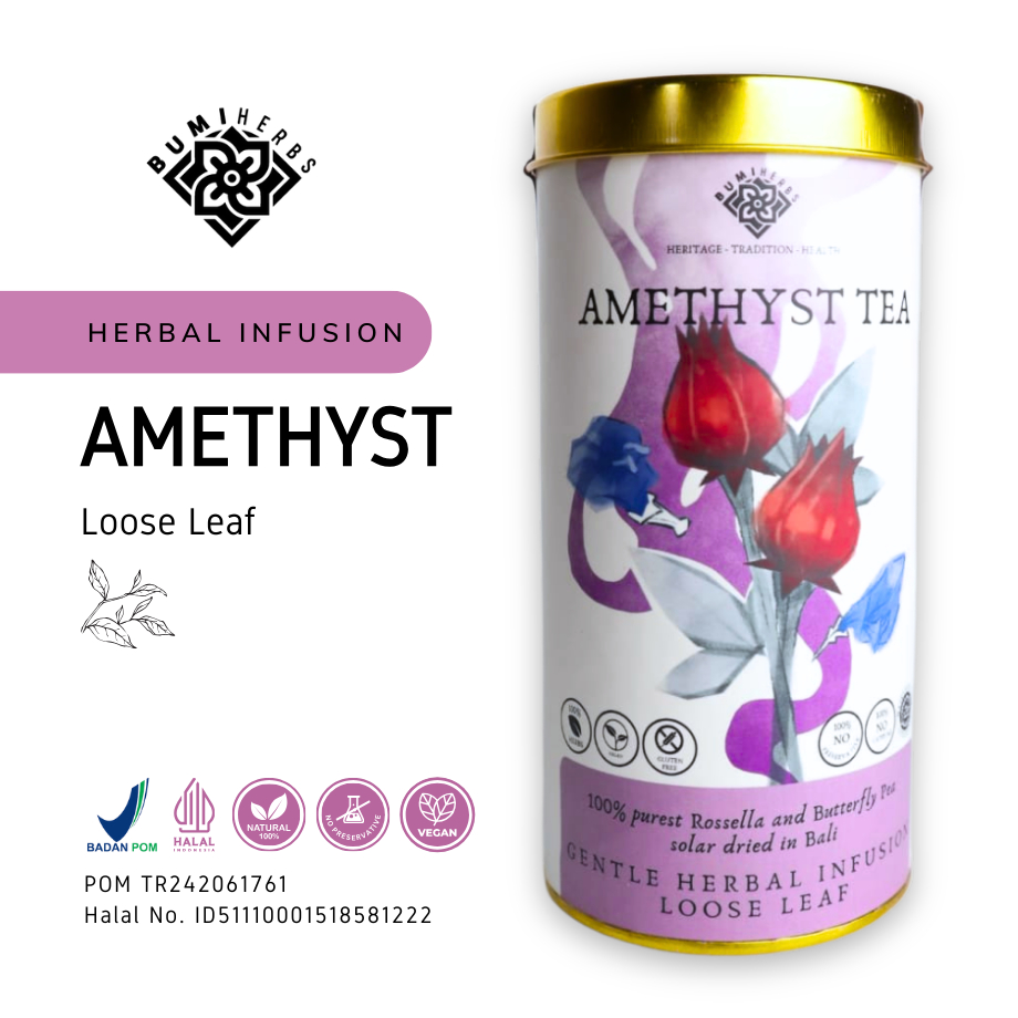 

AMETHYST TEA - Teh Herbal/Herbal Infusion (LOOSE LEAF)
