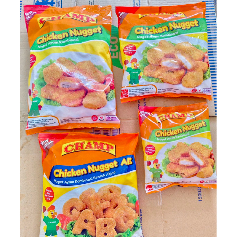 

Nugget 225gr - 900gr / Naget / Nuget Champ