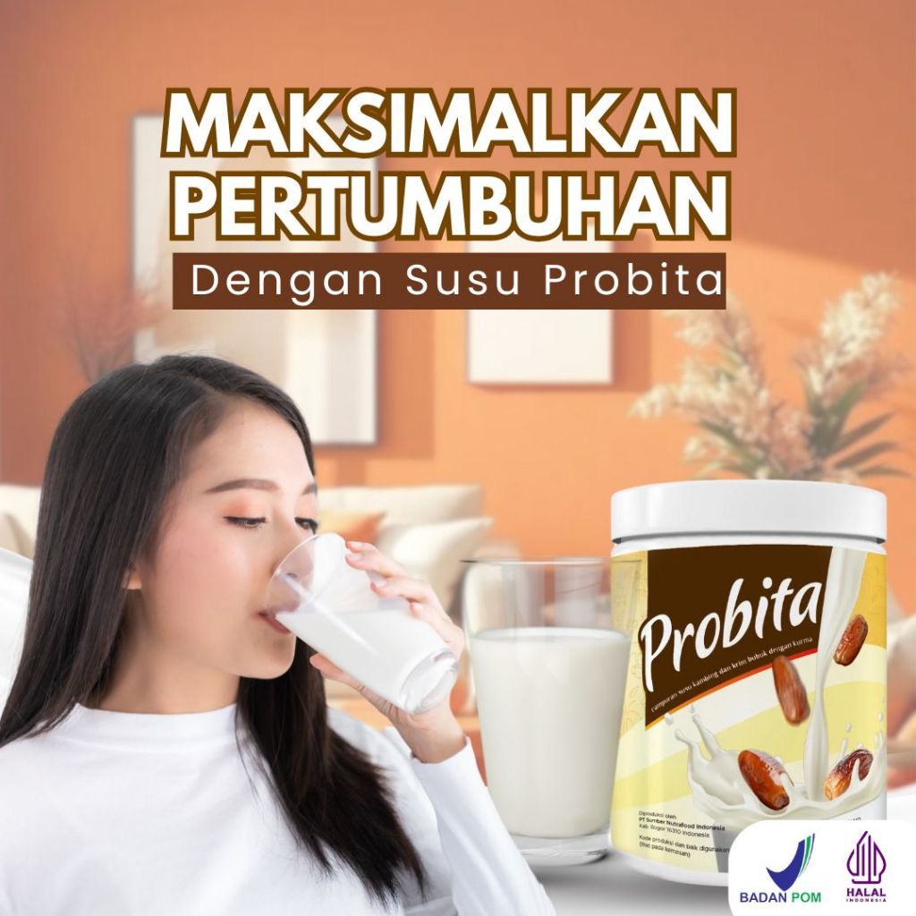 

PROBITA - Susu Kurma Peninggi Badan Untuk Remaja & Dewasa - 300gr
