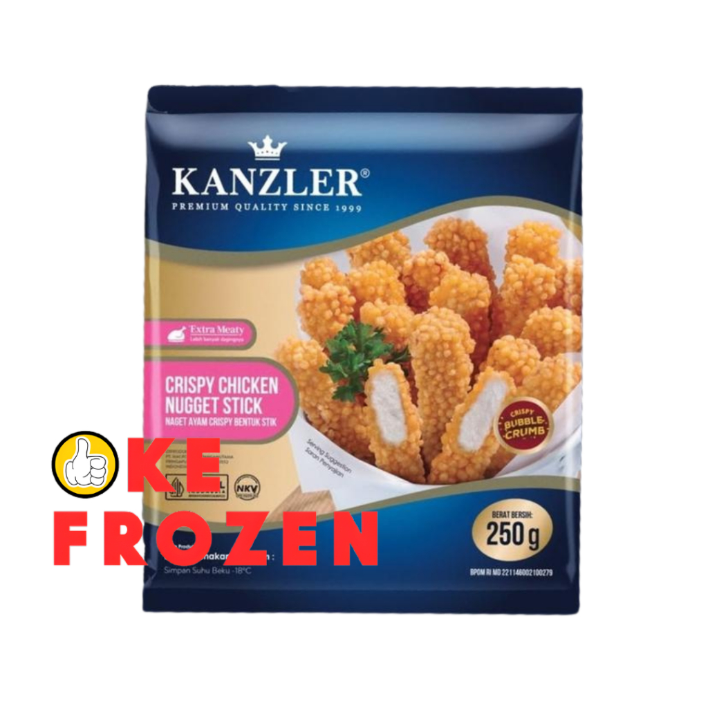 

KANZLER CRISPY CHICKEN NUGGET STICK 250GR