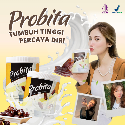 

PROBITA - Susu Kambing Etawa Rasa Ekstrak Kurma Sachet Penambah Tinggi Badan - BPOM Halal