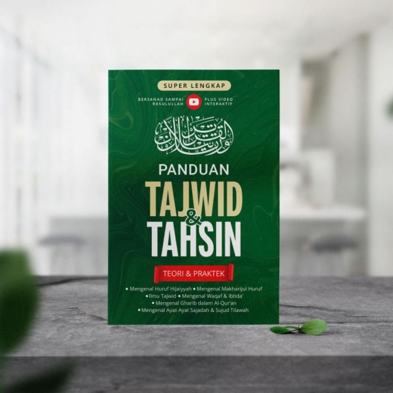 Panduan lengkap tajwid dan tahsin teori dan praktek | original 100% - mesia shop | buku tajwid dan t