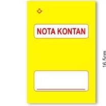 

Nota Kontan 1ply