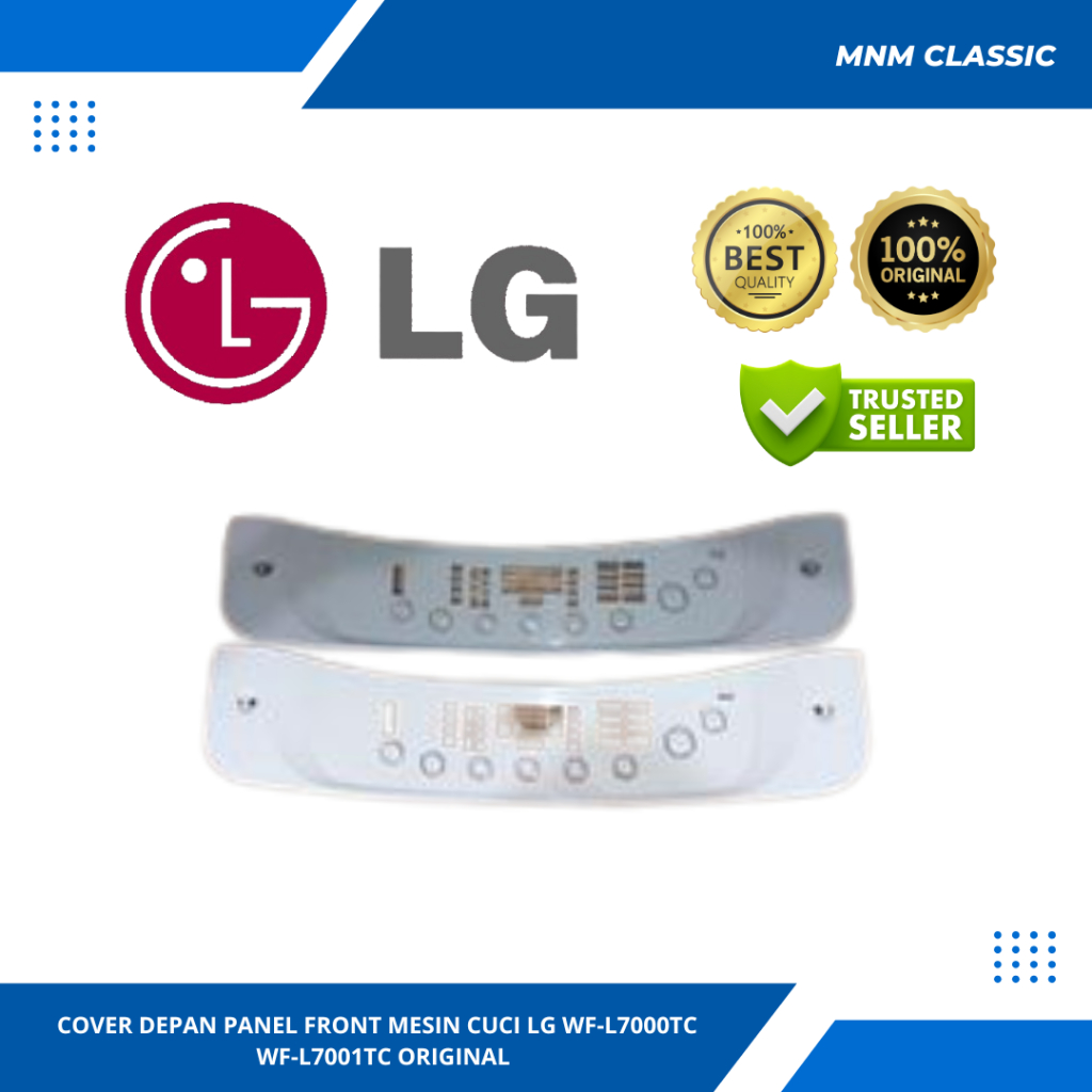 COVER DEPAN PANEL FRONT MESIN CUCI LG WF-L7000TC , WF-L7001TC ORIGINAL