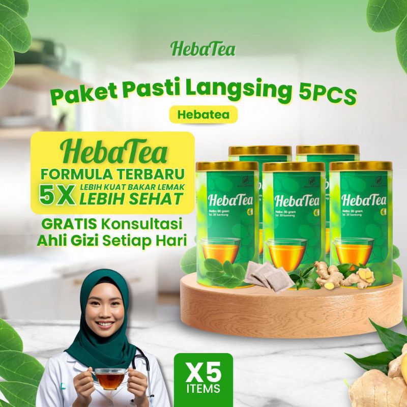 

HebaTea - Teh Herbal GRATIS bimbingan ahli gizi Paket Pasti Langsing