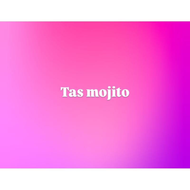 etalase tas mojito