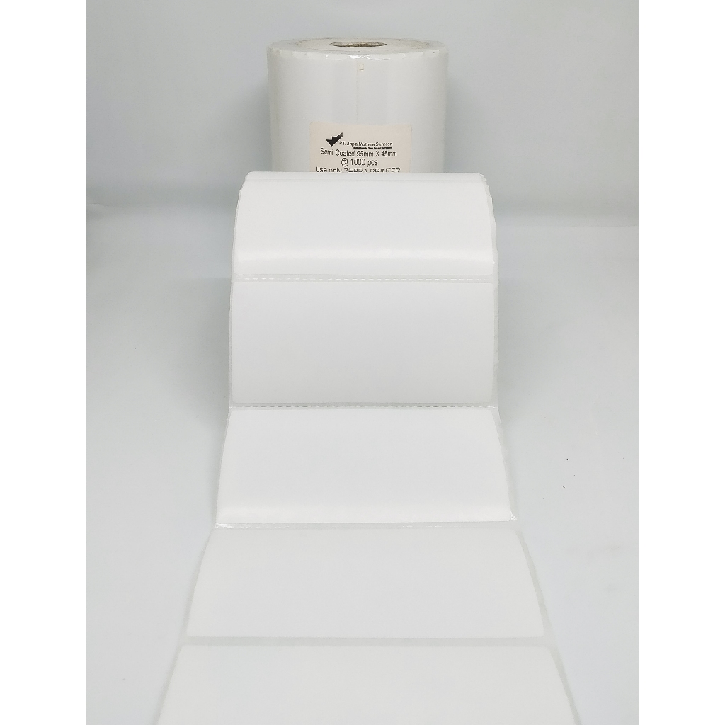

Semicoated Single Line 1000 pcs per Roll 95mm x 45mm