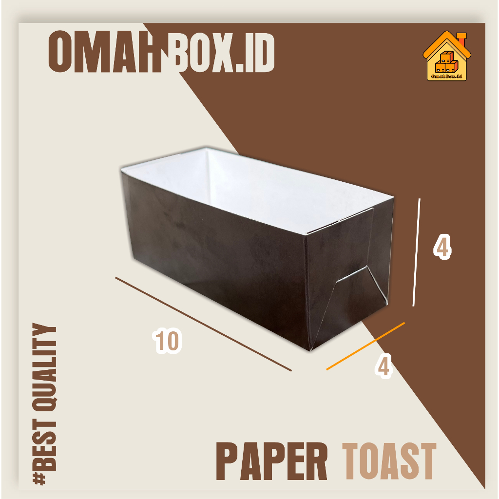 

Kemasan Roti Toast 10x4x4 cm | sandwich | box toast | box cake | cromboloni
