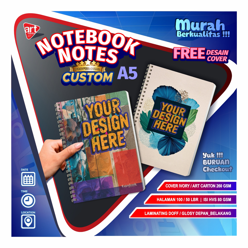 

CUSTOM NOTEBOOK A5_CUSTOM NOTEBOOK HANDCOVER A5_CUSTOM NOTEBOOK A6_CUSTOM NOTES A5_CUSTOM BUKU CATATAN A5_CUSTOM SOUVENIR SEMINAR A5_CUSTOM BLOKNOTE A5_HARGA MURAH DAN BERKUALITAS