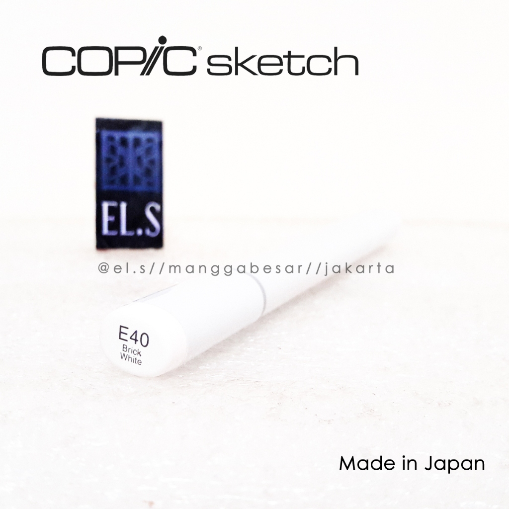 

Copic Sketch Marker E40 Brick White (CSM)