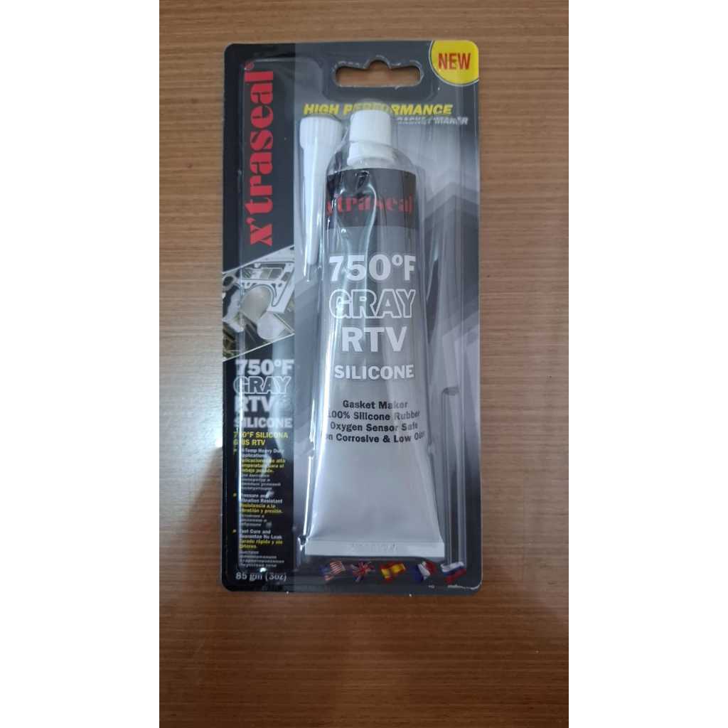 Xtraseal RTV Grey Silicone / Lem Silicone Gasket RTV Xtraseal 85gr