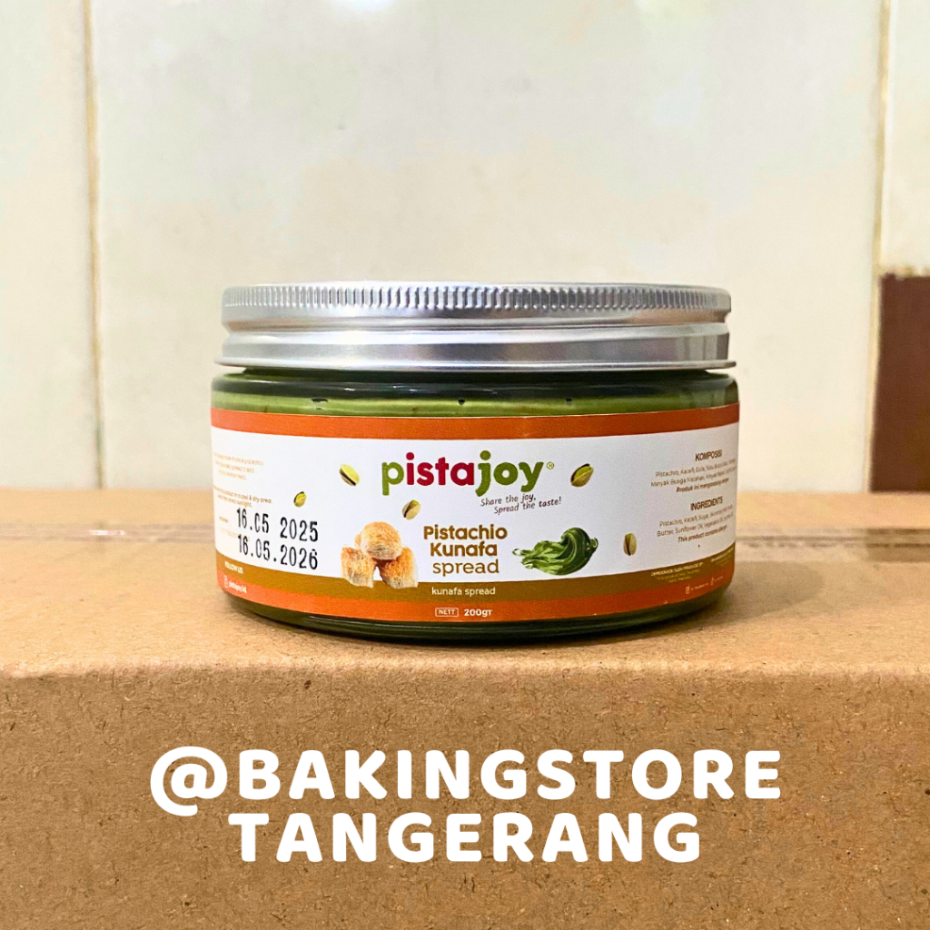 

Pistajoy Pistachio KUNAFA Spread 200 gr – Selai Pistachio dengan Kunafa Premium Creamy & Gurih