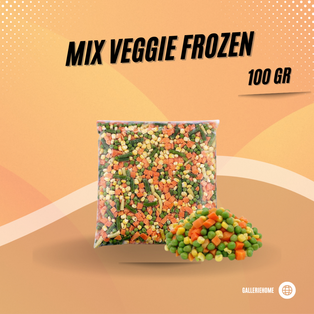 

Frozen Vegetable Mix - Mixed Vegetables 100gr / pax Import