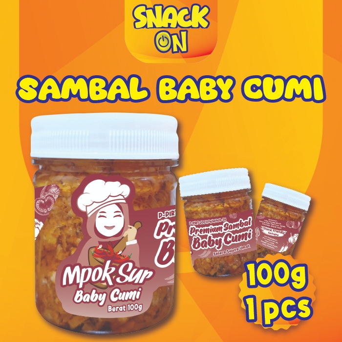 

Sambal Mpok Sur Sambal Baby Cumi 100gr