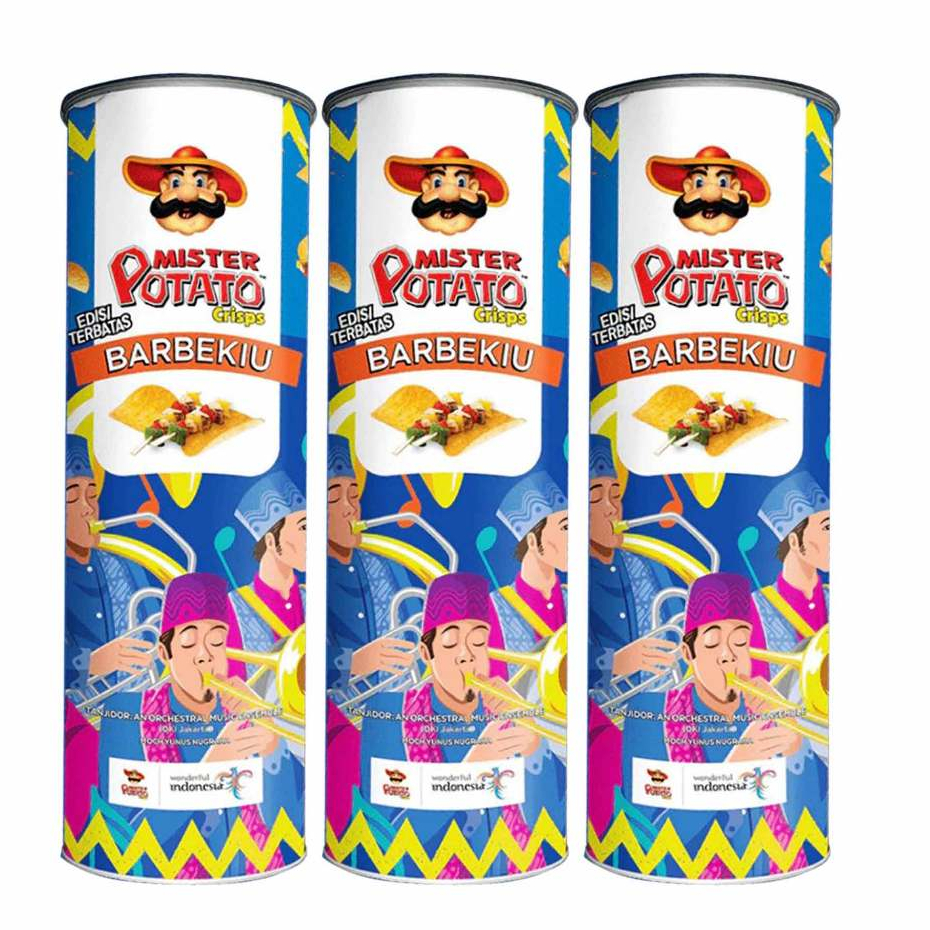 

3Pcs Mr Potato Barbeque 106Gr
