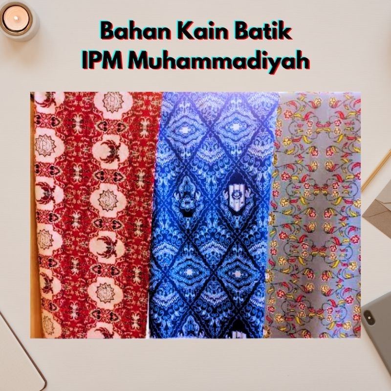 Bahan Kain Batik IPM Nasional Terbaru SD, SMP, SMA