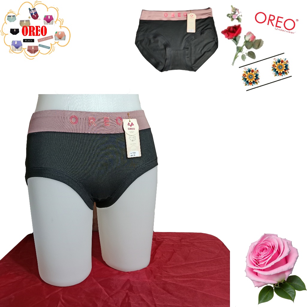 RB1 Celana Dalam Wanita Oreo 6673 Isi 6 Pcs Cd Perempuan Cewek Murah