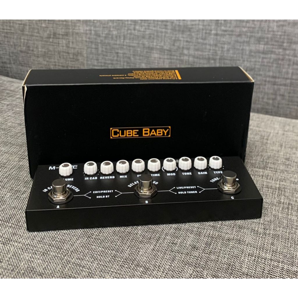 Efek Gitar Mvave Cuvave Cube Baby, Multi Effects Processor Electric Guitar