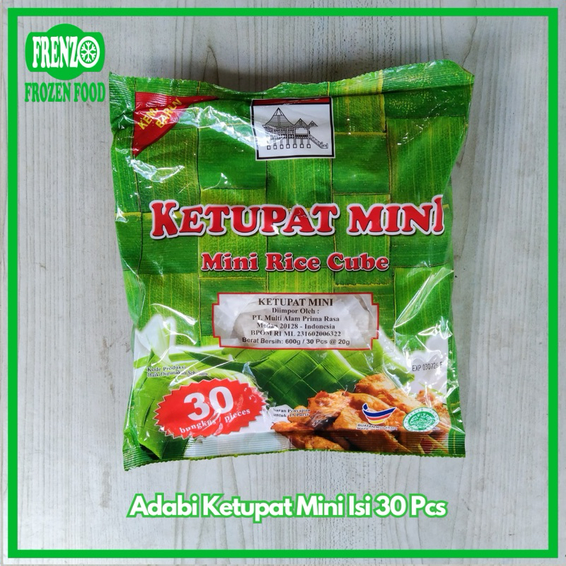 

Adabi Ketupat Mini Isi 30 Pcs