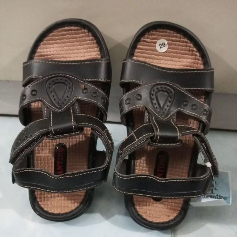 PROMO SANDAL KULIT ANAK LAKI-LAKI IMPORT SUPER MURAH | TEBAL HARGA PABRIK | SANDAL VIRAL | KUALITAS 