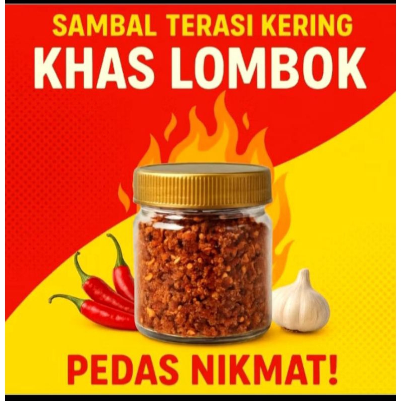 

sambel terasi extra pedes khas lombok