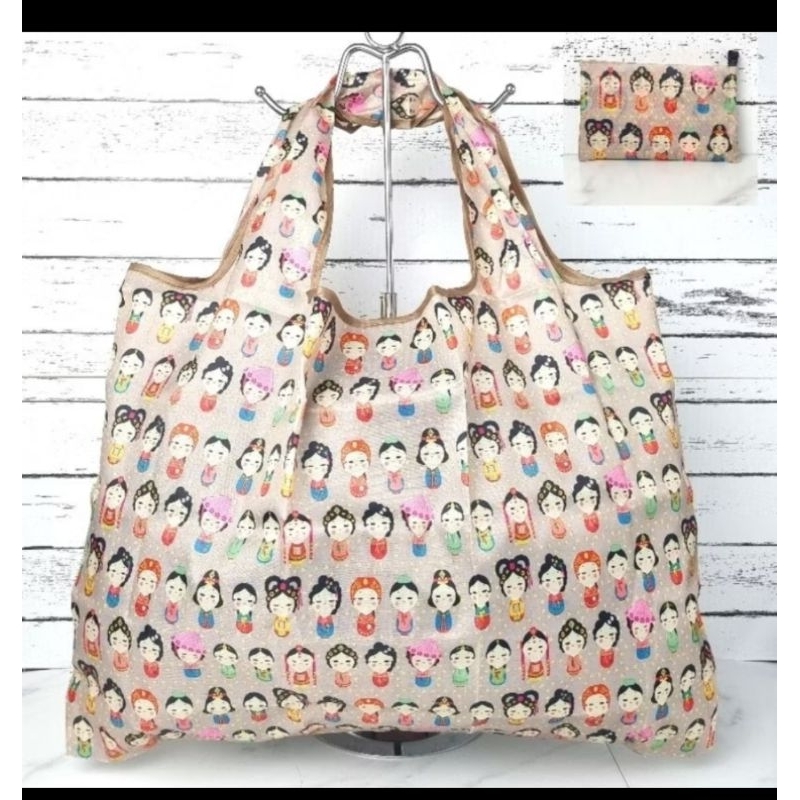 Tas motif jepang tas japan tote bag motif wanita jepang tas lipat wanita motif japan girl