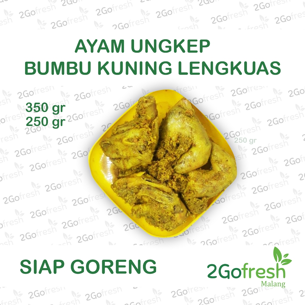 

Ayam Ungkep Bumbu Kuning Lengkuas Siap Goreng | 2Gofresh | Sayuran | Ayam | Ikan | Daging | Dapur | instant | Fresh | Halal |