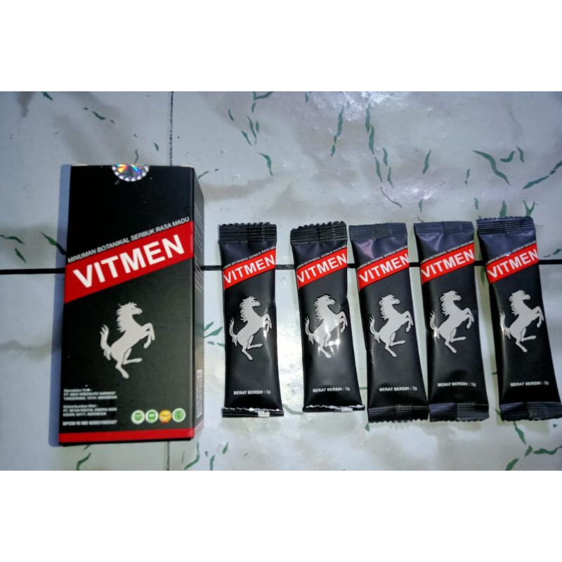VITMEN ISI 5 SACHET OBAT KUAT PRIA SUPLEMEN STAMINA PRIA ORIGINAL