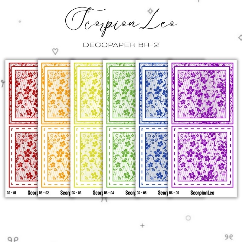 

Decopaper BR-2 for Journaling | Scarpbooking | ScorpionLeo