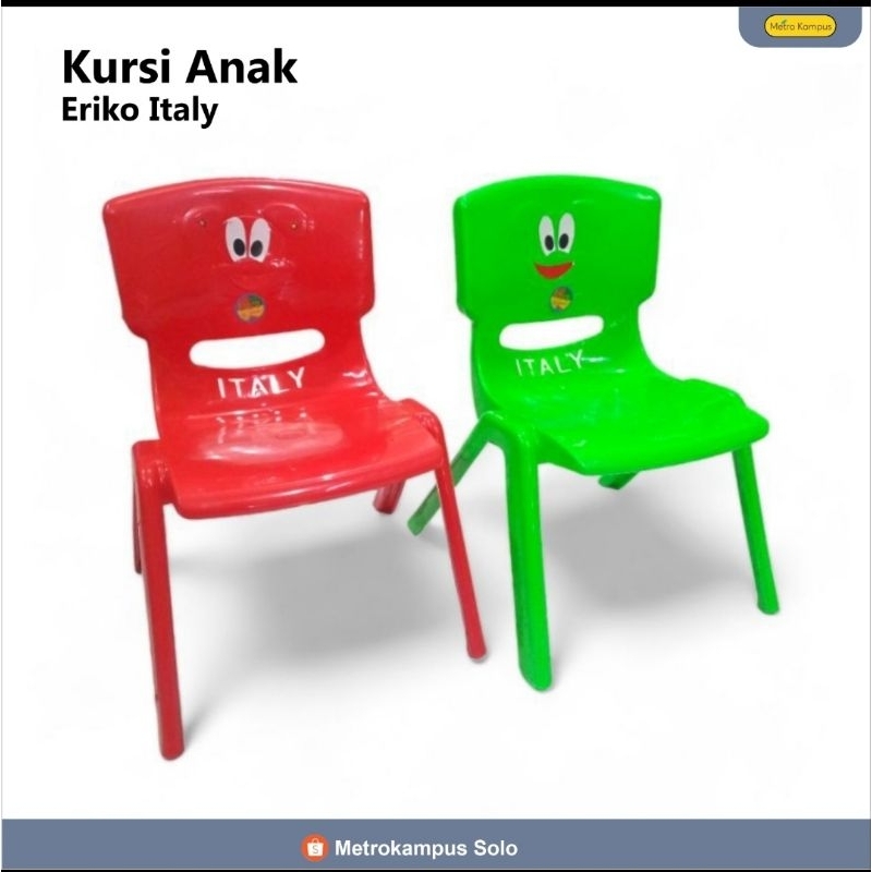 Kursi Sandar Anak Italy / Kursi Sandar Mini / Kursi Plastik